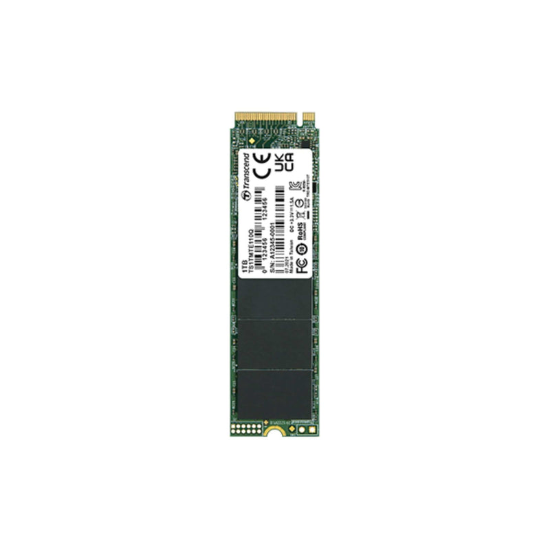 Transcend 110Q M.2 1TB PCIe 3.0 NVMe QLC 3D NAND Internal SSD TS1TMTE110Q