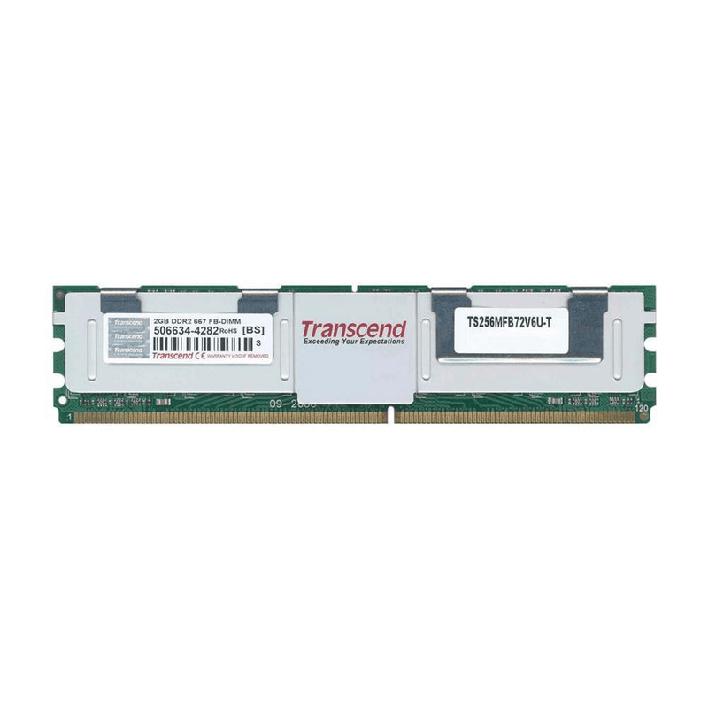 Transcend 2GB DDR2-667 FB-DIMM memory module 667 MHz TS256MFB72V6U-T