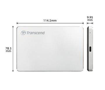 Transcend StoreJet 25C3S 2TB External Hard Drive TS2TSJ25C3S