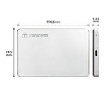Transcend StoreJet 25C3S 2TB External Hard Drive TS2TSJ25C3S