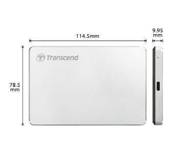 Transcend StoreJet 25C3S 2TB External Hard Drive TS2TSJ25C3S