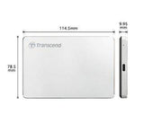 Transcend StoreJet 25C3S 2TB External Hard Drive TS2TSJ25C3S