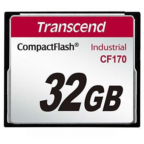 Transcend CF170 32GB Industrial CompactFlash Memory Card TS32GCF170