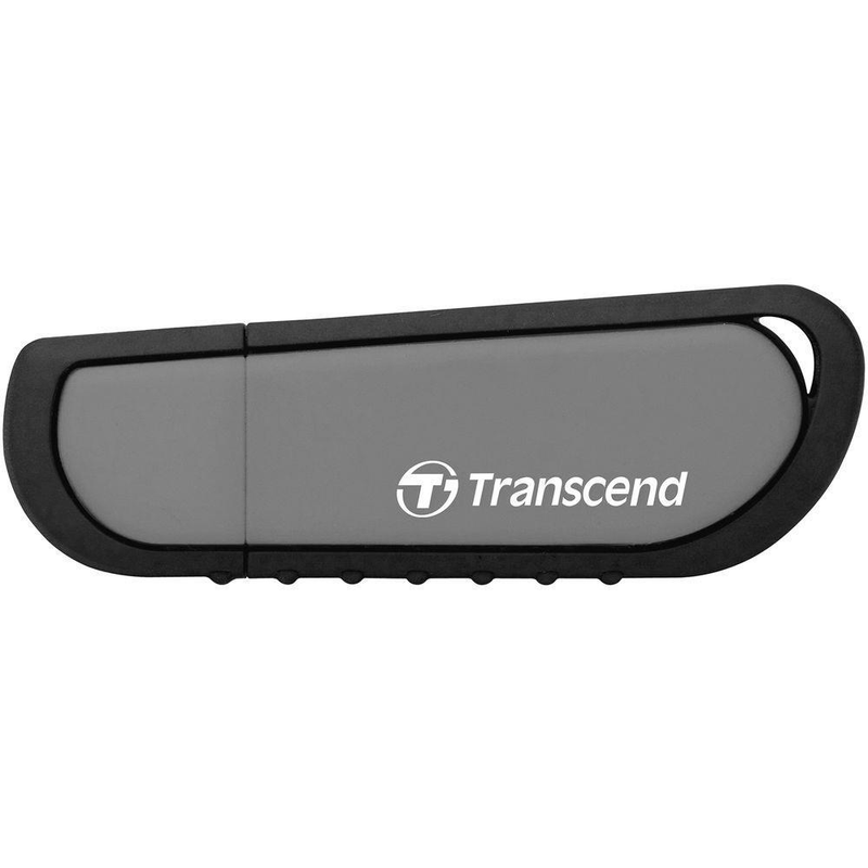 Transcend JetFlash Vault 100 32GB USB 3.2 Gen 1 Type-A Black and Grey USB Flash Drive TS32GJFV100
