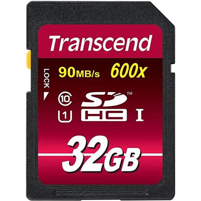 Transcend 32GB SDHC UHS-I Flash Memory CardTS32GSDHC10U1