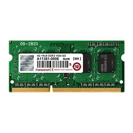 Transcend JetMemory DDR3 4GB memory module 1 x 4 GB 1600 MHz TS4GJMA324H