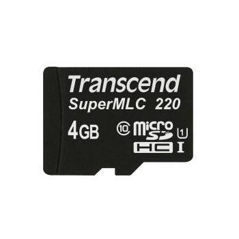 Transcend 220I 4GB Industrial microSDHC Class 10 UHS-I Memory Card TS4GUSD220I
