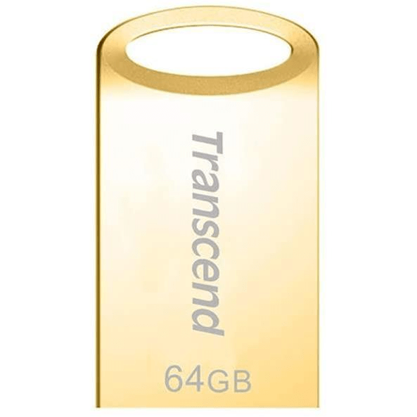 Transcend JetFlash 710 64GB USB 3.2 Type-A Gold USB Flash Drive TS64GJF710G