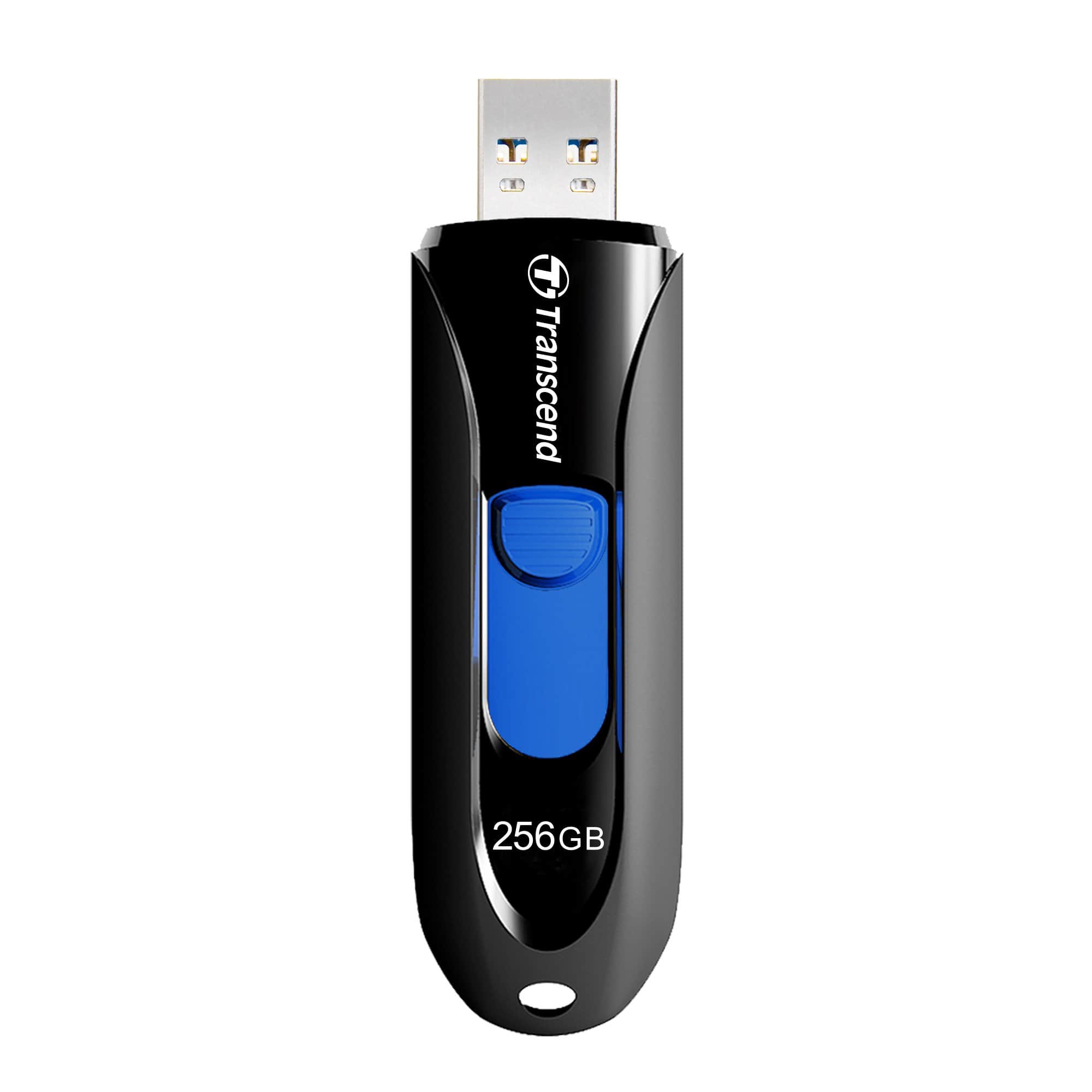 Transcend JetFlash 790 64GB Black USB 3.2 Gen 1 Type-A and Blue