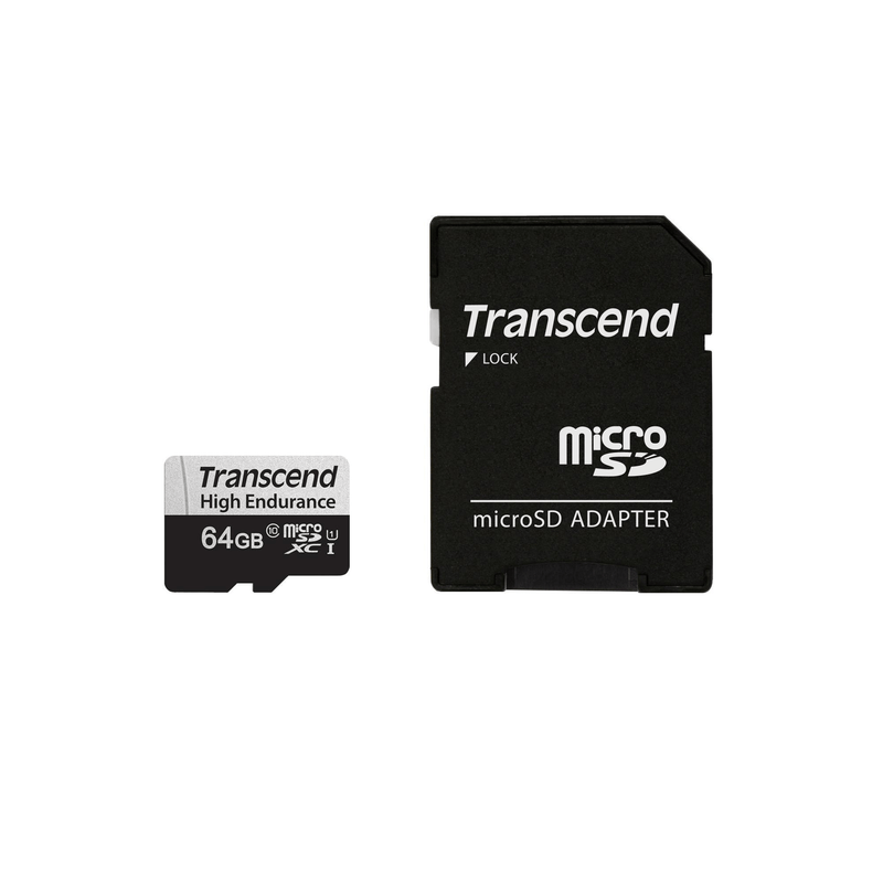 Transcend MicroSD Card SDXC 350V 64GB TS64GUSD350V