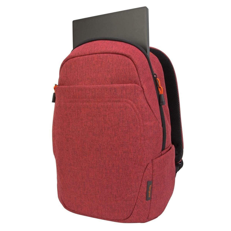 Targus Groove X2 Compact Backpack designed for MacBook 15-inch & Notebooks up to 15-inch - Dark Coral TSB95202GL