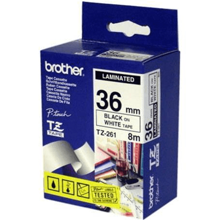 Brother Gloss Laminated Labelling Tape TZ-261