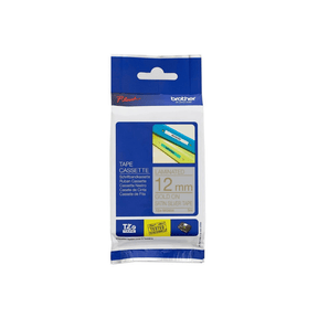 Brother TZe-MQ934 Gold on Satin Silver Laminated Tape 12mm