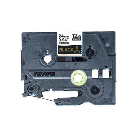 Brother TZE-R354 P-Touch Ribbon Tape Gold on Black Ribbon 24mm