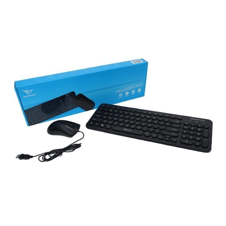 Alcatroz Jellybean U2000 Keyboard and Mouse Black U2000BLK – FirstShop