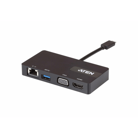 Aten UH3232 USB 3.2 Gen 1 (3.1 Gen 1) Type-C 5000 Mbit/s Black