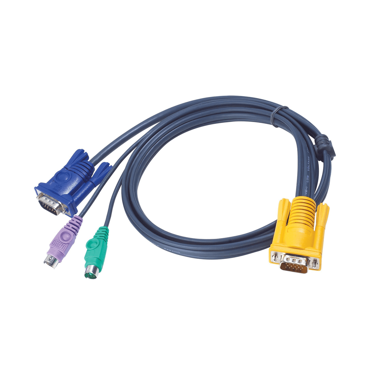 EUSSO 1.8m D-type 1-to-2 USB KVM Cable UKC8300-18UT
