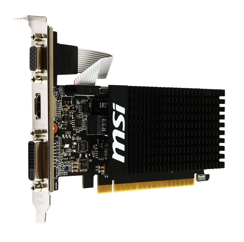 MSI Nvidia GeForce GT 710 V809-1899R Graphics Card - GT710 1GD3H LP