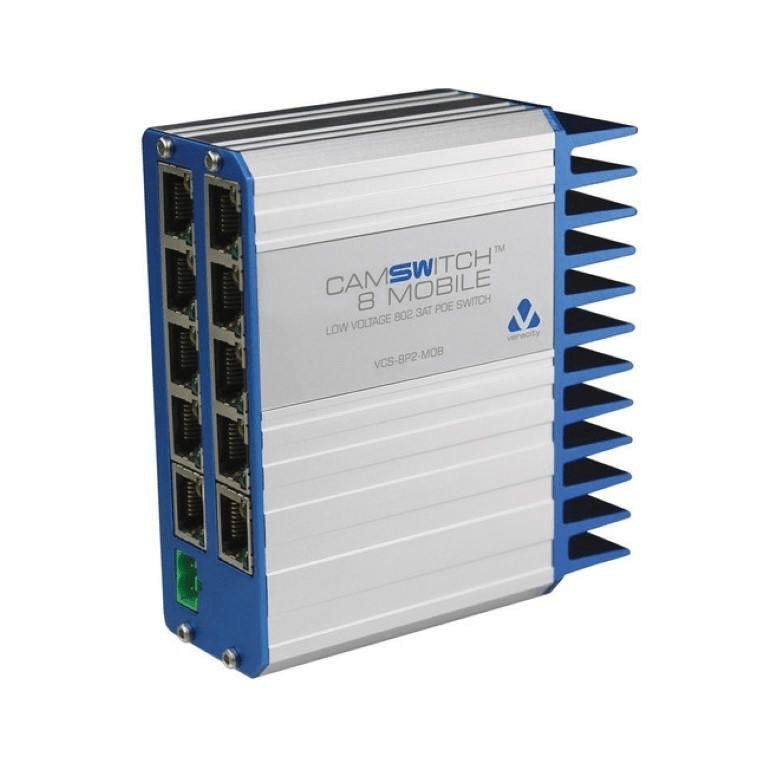 Veracity CamSwitch 8 Mobile 10-port Low-Voltage 802.3at PoE Switch VCS-8P2-MOB