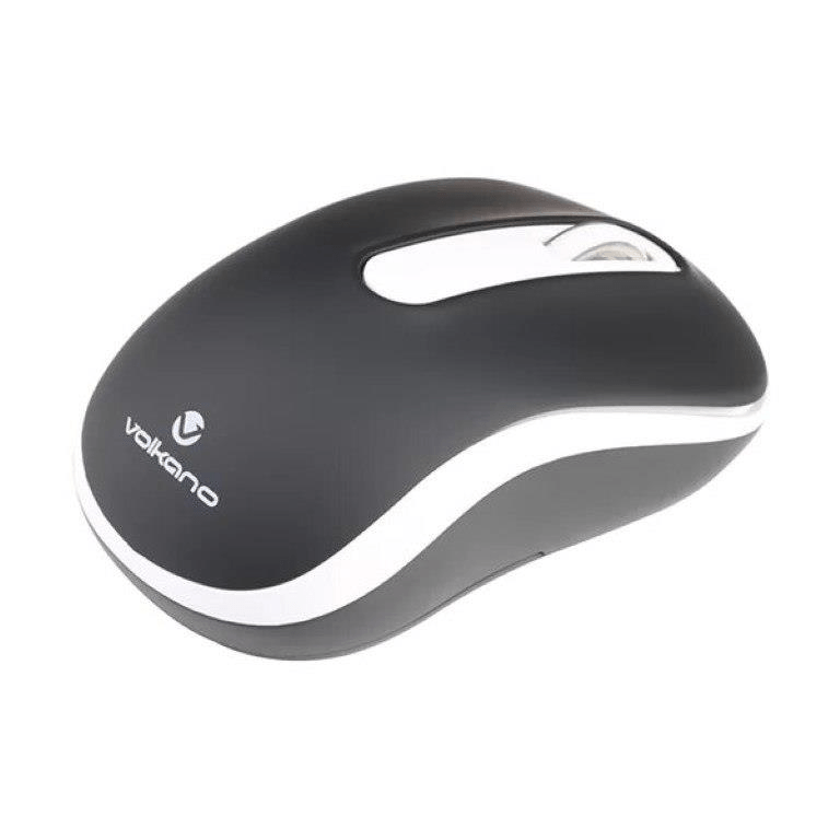 Volkano Jade Series Wireless Mouse Black and White VK-20125-BKWT