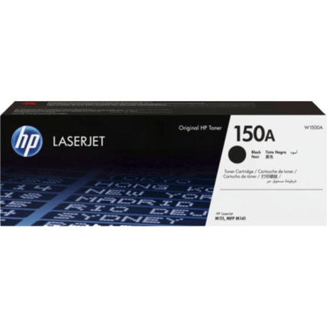 HP 150A Black Toner Cartridge 975 Pages Original W1500A Single-pack