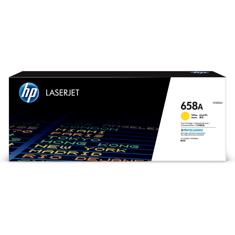 HP 658A Yellow Toner Cartridge 6,000 Pages Original W2002A Single-pack