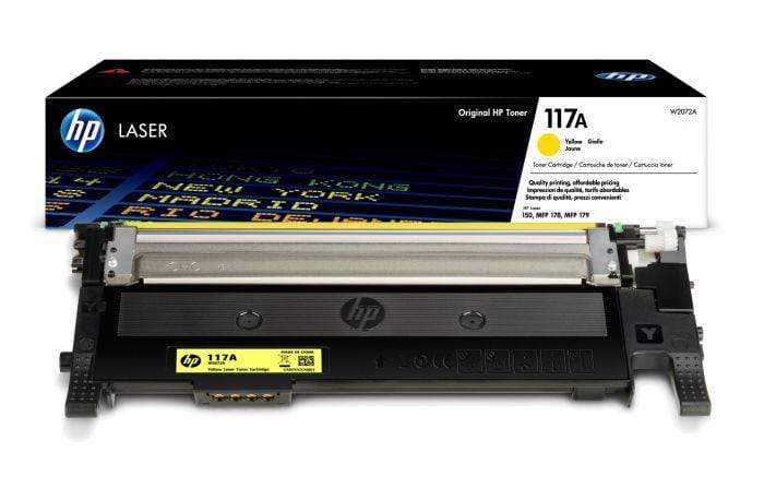 HP 117A Yellow Toner Cartridge 700 Pages Original W2072A Single-pack