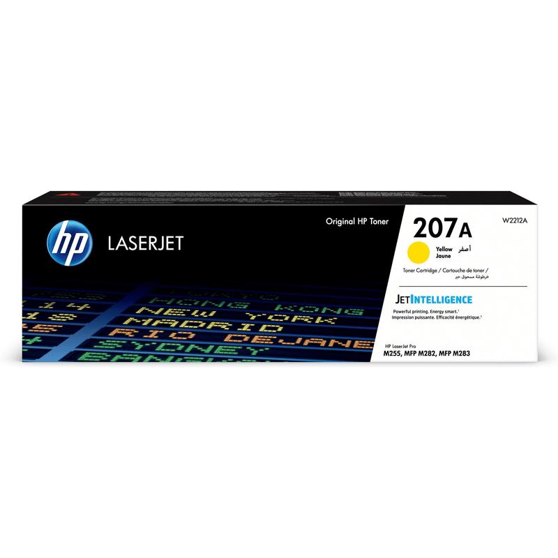 HP 207A Yellow Toner Cartridge 1350 Pages Original W2212A Single-pack