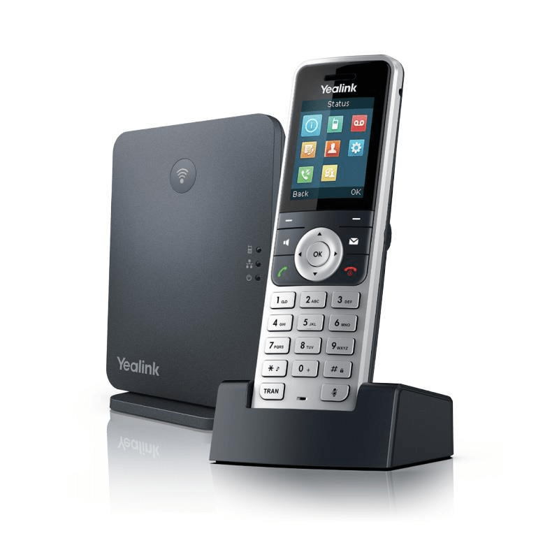 Yealink W53P IP Phone with Base Station Black Silver