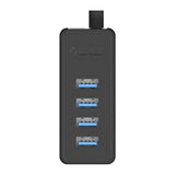 Orico 4 Port USB 3.0 Hub Black W5P-U3-030-BK-BP