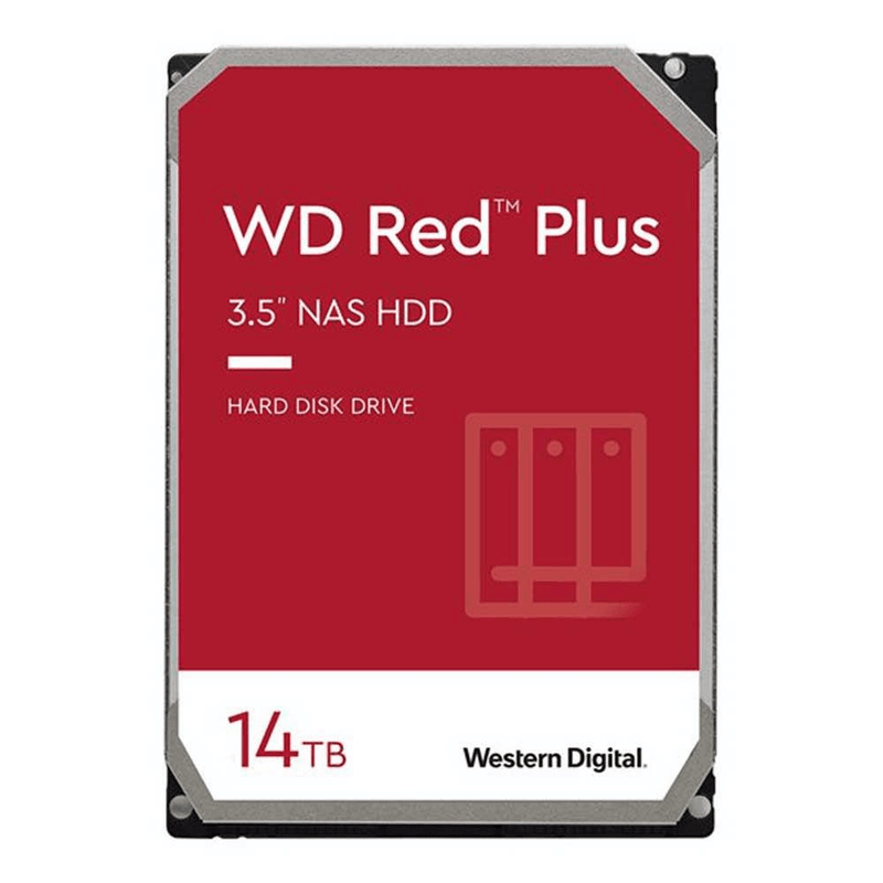 WD Red Plus 3.5-inch 14TB SATA Internal Hard Drive WD140EFGX