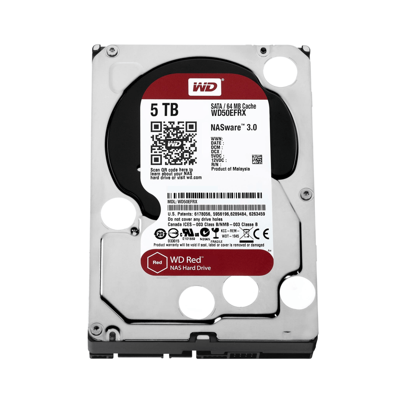 WD Red 3.5-inch 5TB Serial ATA III Internal Hard Drive WD 50EFRX