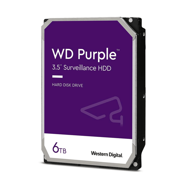 WD Purple Surveillance 3.5-inch 6TB Serial ATA III Internal Hard Drive WD62PURZ
