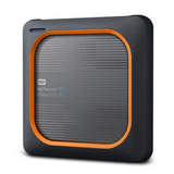 WD My Passport Wireless 2TB Wi-Fi Black and Orange External SSD WD BAMJ0020BGY-EESN