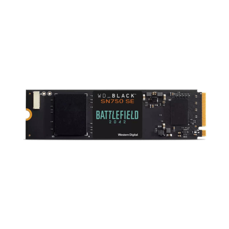 WD Black SN750se 500GB PCIe 4.0 NVMe Internal SSD Battlefield 2042 PC Game Code Bundle WDBB9J5000ANC