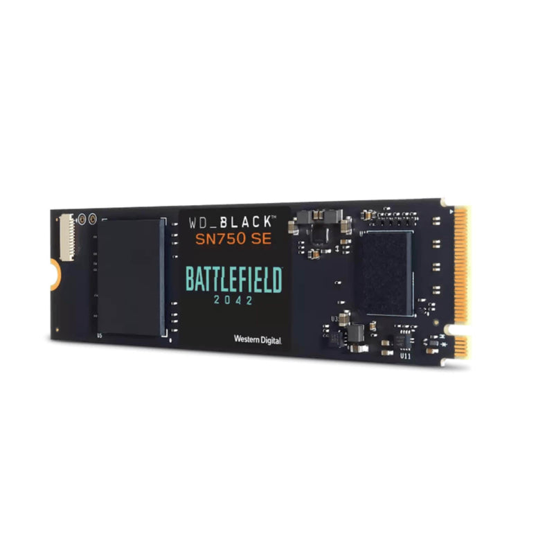 WD Black SN750se 500GB PCIe 4.0 NVMe Internal SSD Battlefield 2042 PC Game Code Bundle WDBB9J5000ANC