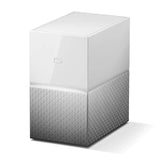 WD My Cloud Home Duo 4TB Personal Cloud NAS White and Grey WDBMUT0040JWT