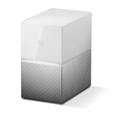 WD My Cloud Home Duo 4TB Personal Cloud NAS White and Grey WDBMUT0040JWT