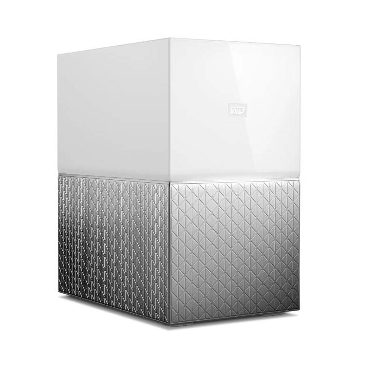 WD My Cloud Home Duo 4TB Personal Cloud NAS White and Grey WDBMUT0040JWT
