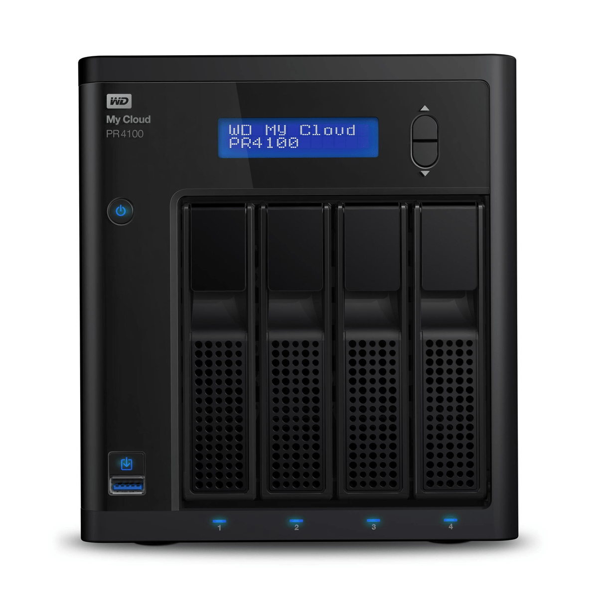 WD My Cloud PR4100 N3710 Ethernet LAN Desktop Black NAS WD BNFA0000NBK