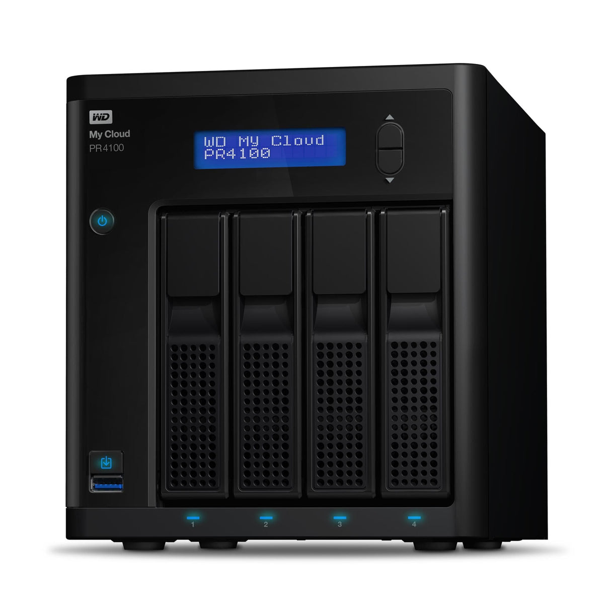 WD My Cloud PR4100 N3710 Ethernet LAN Desktop Black NAS WD BNFA0000NBK