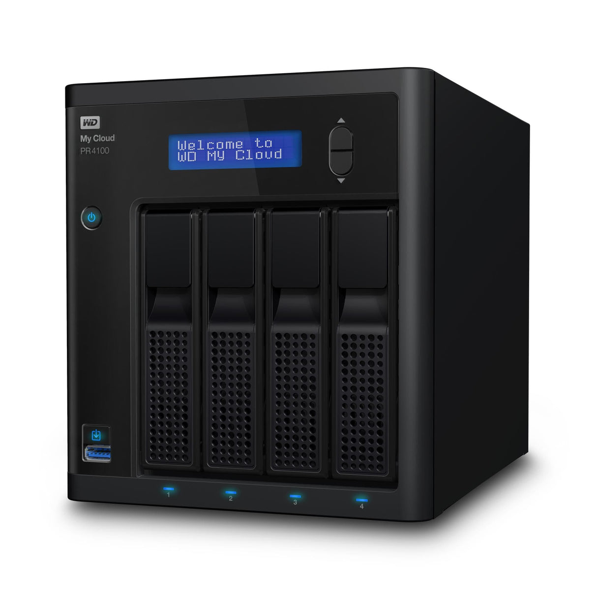 WD My Cloud PR4100 N3710 Ethernet LAN Desktop Black NAS WD BNFA0000NBK