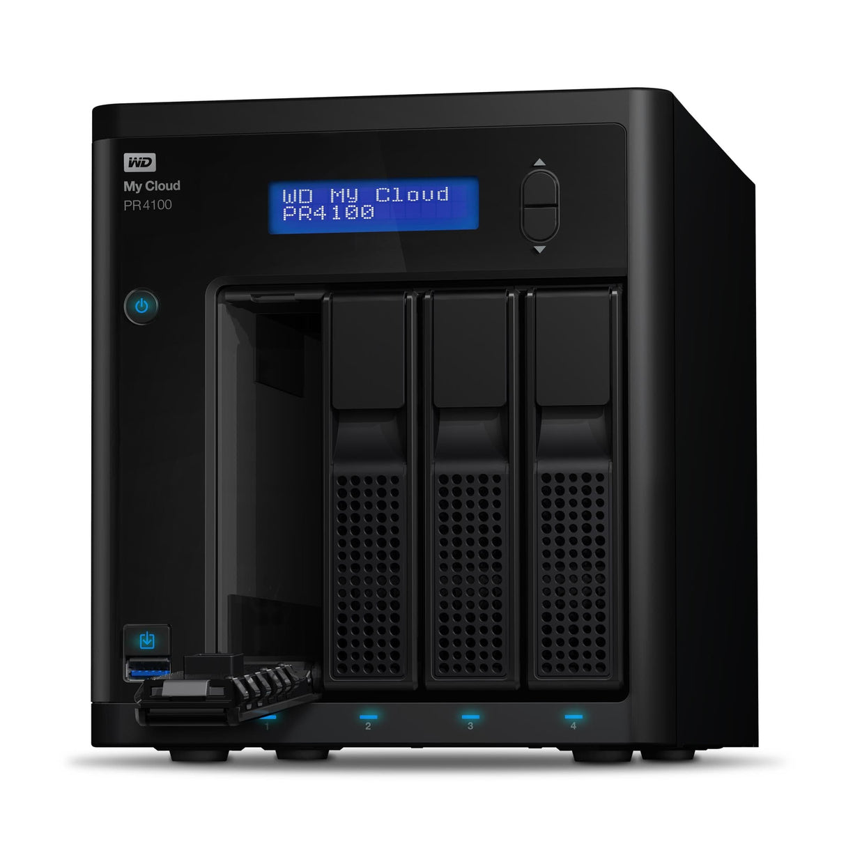 WD My Cloud PR4100 N3710 Ethernet LAN Desktop Black NAS WD BNFA0000NBK