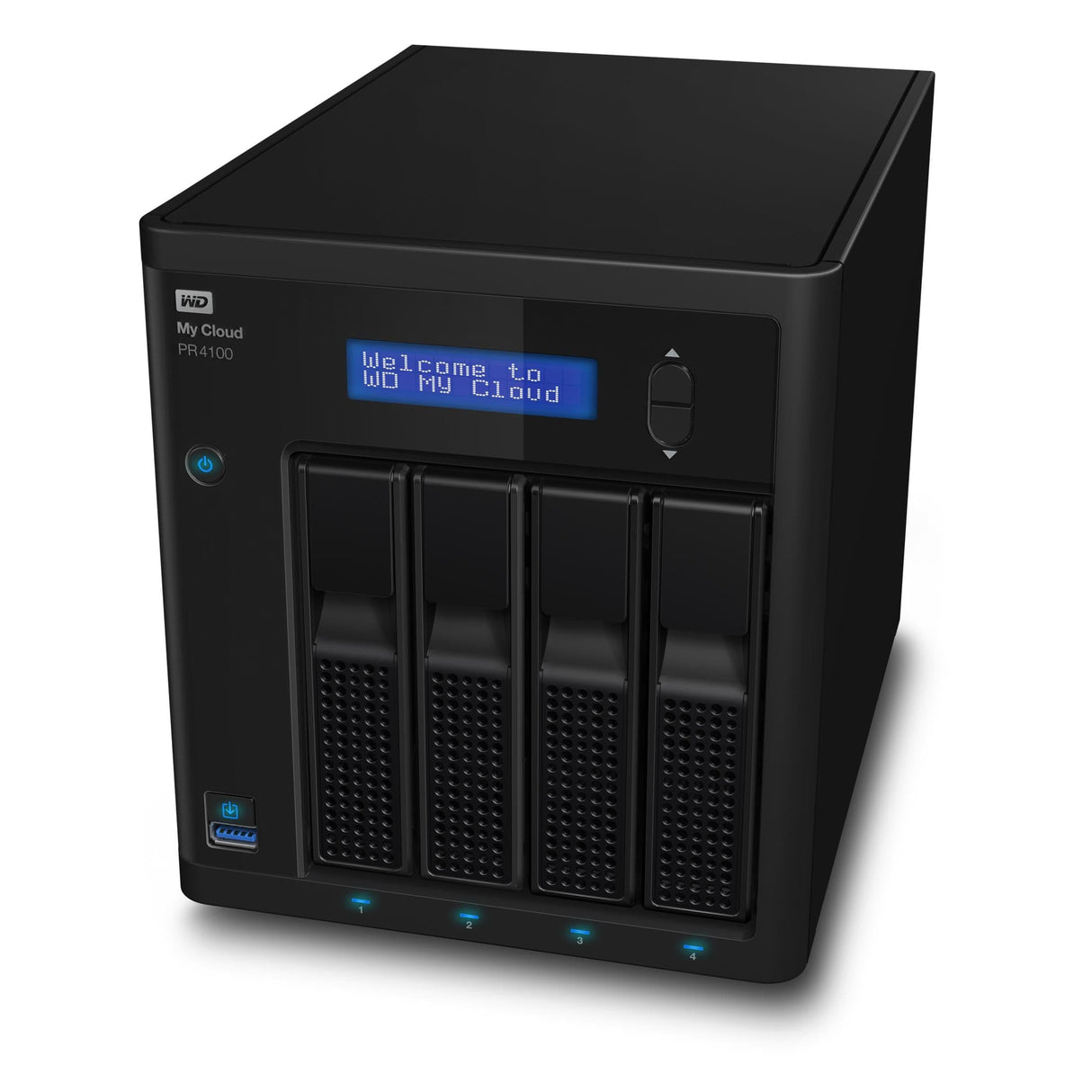 WD My Cloud PR4100 N3710 Ethernet LAN Desktop Black NAS WD BNFA0000NBK