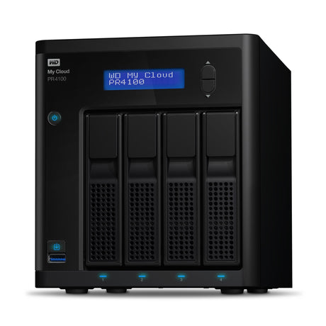 WD My Cloud PR4100 N3710 Ethernet LAN Desktop Black NAS WD BNFA0080KBK