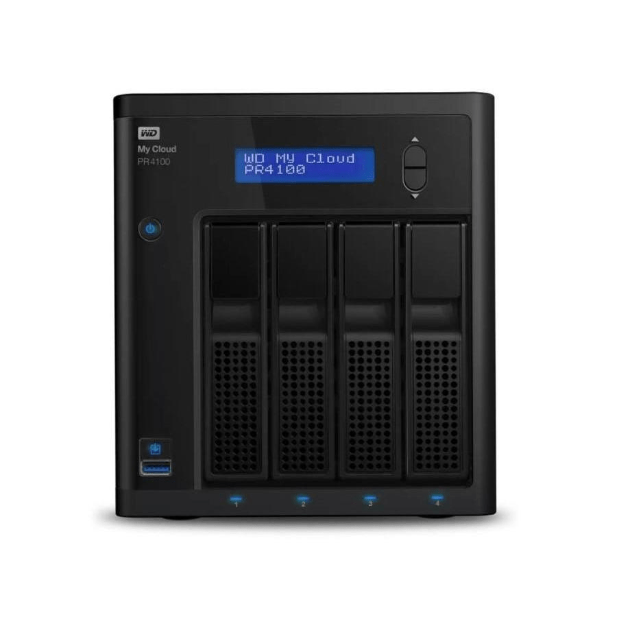 WD My Cloud PR4100 64TB NAS Black WDBNFA0640KBK