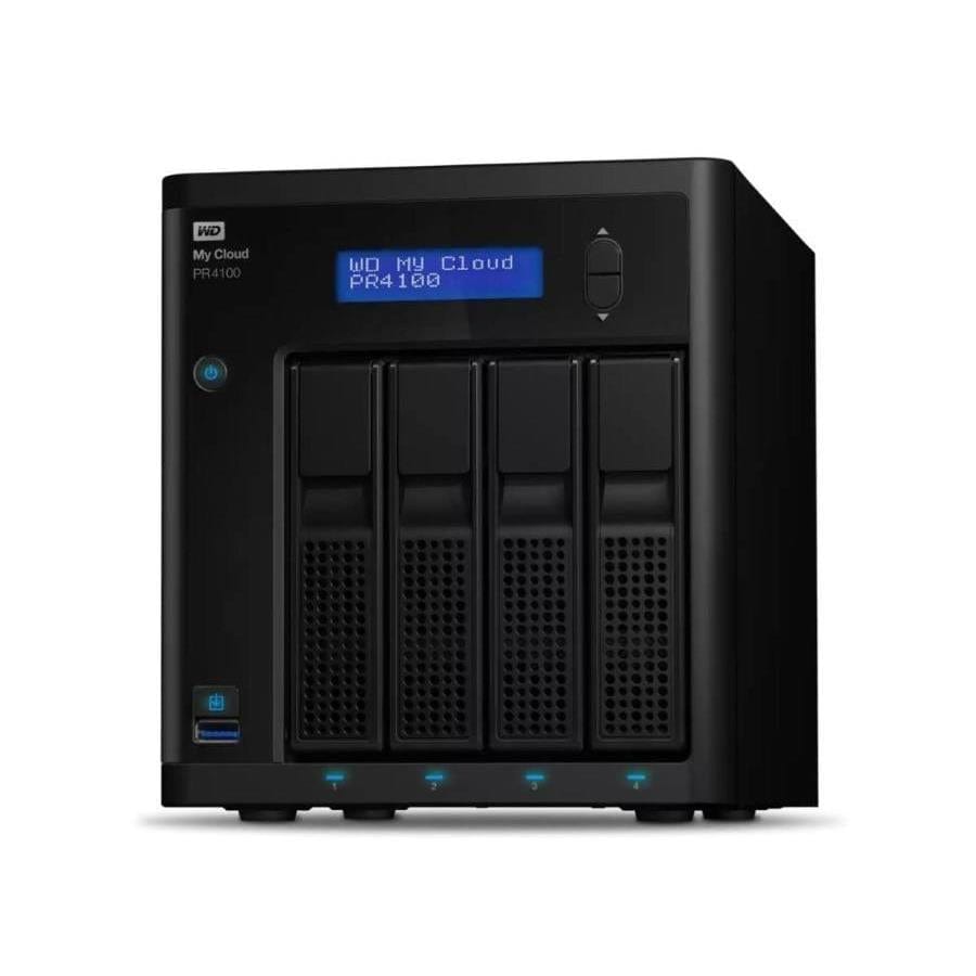 WD My Cloud PR4100 64TB NAS Black WDBNFA0640KBK