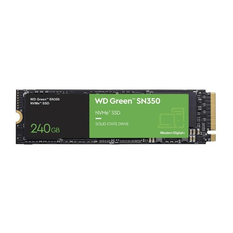 WD Green SN350 M.2 240GB 2280 NVME PCI Express 3.0 Internal SSD WDS240G2G0C
