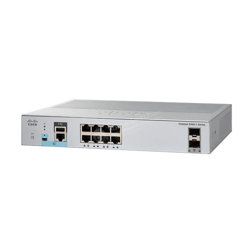 Cisco WS-C2960L-8TS-LL 8-port Managed Switch L2 Gigabit Ethernet 1U Grey