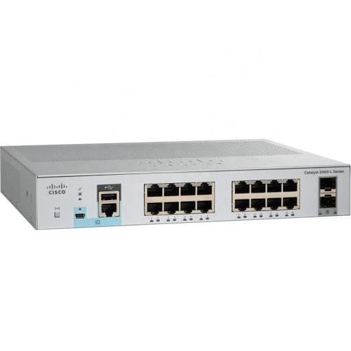 Cisco WS-C2960L-8TS-LL 8-port Managed Switch L2 Gigabit Ethernet 1U Grey